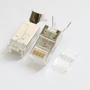 Cable de Datos con Conector <span class=keywords><strong>RJ45</strong></span> para Montaje en Panel, <span class=keywords><strong>Toma</strong></span> de Pared RJ11, Pinza Modular para Conectores - Product Image 1