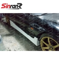 Kit de Carrocería Completo Estilo VTX Tipo 1 para RX7 FD FD3S 1992-2002, Parachoques Delantero y Trasero, Faldones Laterales, Piezas de Tuning Exteriores de Fibra de Vidrio FRP