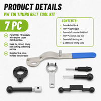 Kit d'outils de calage de distribution pour arbres à cames et vilebrequins, compatible avec les moteurs diesel VW Audi 1.9 2.0 TDI