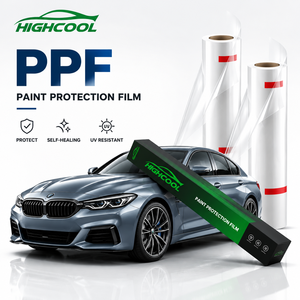 HIGHCOOL - Película Protectora Transparente para Pintura de Automóviles de 1.52*15m, Material TPU para Protección Exterior de Vehículos y Estilización Automotriz - Product Image 1