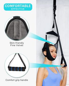 Dispositivo de Tracción Cervical Personalizado para Usar Sobre la Puerta, Hamaca Portátil para Estirar el Cuello y Aliviar el Dolor, Descompresor Cervical - Product Image 3