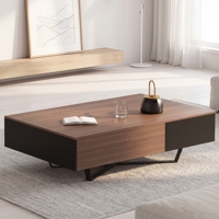 Table basse rectangulaire en bois moderne et tendance pour le bureau et le salon, meubles de maison, table centrale