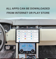 Nouvel arrivage Écran incurvé Écran tactile 13.3 "pour Range Rover Evoque 2013-2016 Mise à niveau vers 2021 2022 2023 Android Carplay GPS