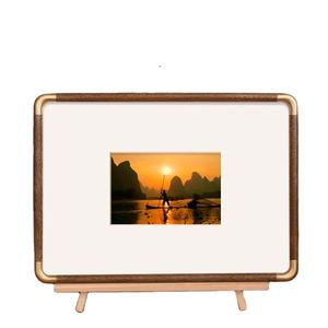 Affiches vintage faites à la main Art mural Millet toile célèbre Pop peinture à l'huile grande taille coin doré cadre en bois cadres en bois produit - Product Image 1