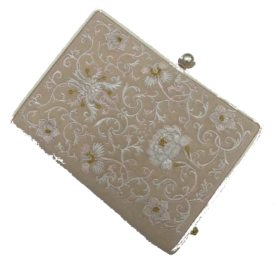 Роскошный офисный Чехол-книжка из искусственной кожи с вышивкой