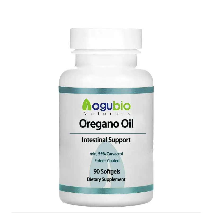 Suplemento de apoyo inmune y antioxidante de fábrica Nature 100% Pure Orégano Oil Carvacrol Capsule Softgels