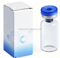 Boîte en papier recyclable écologique avec logo personnalisé pour flacon compte-gouttes en verre, emballage pour produits de soin de la peau