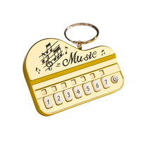 Portable Miniature Piano Modèle Porte-clés Interactif Son Jouet pour Enfants Dessin Animé Style Éducatif Cadeau Console De Jeu