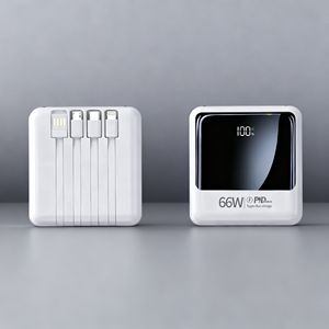 Banco de energía portátil de 10000mAh a precio de fábrica <span class=keywords><strong>con</strong></span> cable tipo C Estación de carga de panel solar para exteriores <span class=keywords><strong>con</strong></span> pantalla LED - Product Image 2