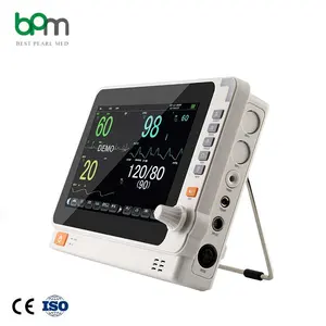 BPM-M1004 High Quality 15 inch 6 parameters veterinary vital signs monitor animal use monitoring machine