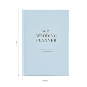 free sample Diary notebook Wireless binding customized A5 notebook Wedding planner Wedding journal