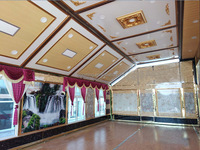 Remorque Salle de Réception Géante et Extensible Fabriquée en Chine, Camion Mobile pour Mariages, Caravane d'Événements Pliable, Remorque de Fête Modulable