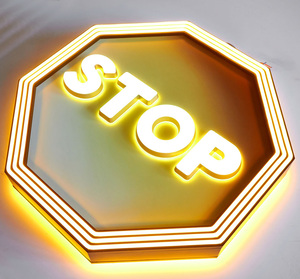 <span class=keywords><strong>Led</strong></span> Acrylic cửa sổ hiển thị đạo cụ hiệu quả neon ánh sáng xây dựng dấu hiệu nhà cho quảng cáo xe ô tô Thanh Trường thiết kế bắt mắt - Product Image 5