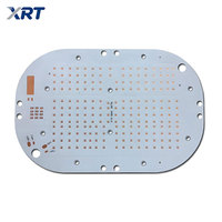 Circuit imprimé électronique haute fréquence, conception personnalisée, fabrication directe en usine, PCB rond en aluminium, PCBA