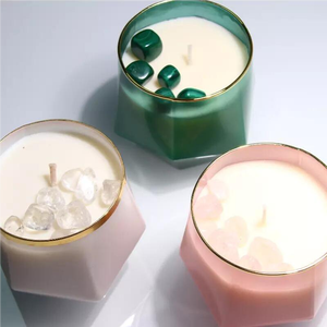 Bán Chạy Quà Tặng Sinh Nhật Đám Cưới Hương Liệu Tinh Thần Thơm Tinh Thần Trụ Nến Thơm Pha Lê Hình Kim Cương Đậu Nành - Product Image 3