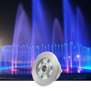 Aço inoxidável Dancing Pond Back Yard Floating Indoor Outdoor Water Fountain Com Luzes Led Ball