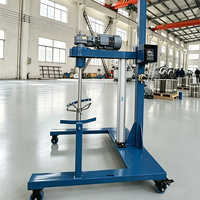 Mélangeur vertical pneumatique robuste pour mastic et boues céramiques