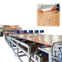 PVC-Teppich Holzplanken Vinyl-Bodenmatte Rolle PVC-Bodenbelag Herstellungsmaschine