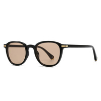 Nouvelles lunettes de soleil rétro pour femmes et hommes, monture ronde vintage, verres de haute qualité, lunettes de soleil pour femme et homme