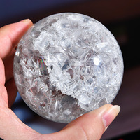 Table de maison européenne décoration fengshui boule à bulles en verre cristal multicolore