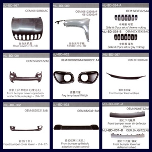 Parachoques delantero MUSUHA inferior para <span class=keywords><strong>Jeep</strong></span> <span class=keywords><strong>Cherokee</strong></span> cubierta de parachoques delantero inferior 2014 2015 2016 2017 <span class=keywords><strong>2018</strong></span> cubierta de parachoques delantero OEM 68203213AB - Product Image 3