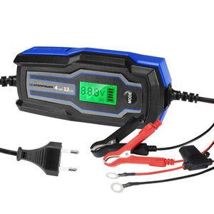 <span class=keywords><strong>Cargador</strong></span> de Batería Inteligente ATEM POWER 4A 6V/12V CA a CC con Pantalla Digital LED y Enchufe Europeo - Product Image 1