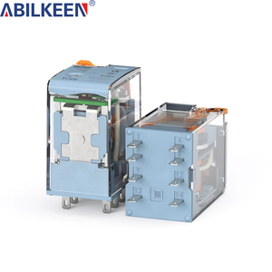 ABILKEEN 8 pines 12V 24V 110V 220V <span class=keywords><strong>Volt</strong></span> AC DC 15A 10A Estructura de relé de pequeña potencia intermedia de uso general SPDT y 4PDT - Product Image 3