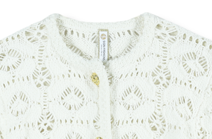 เสื้อคาร์ดิแกนไหมพรมถักมือแบบมีกระดุม แขนยาว คอกลม สำหรับผู้หญิง ฤดูใบไม้ร่วง ปี 2025 รับผลิตแบบ OEM&ODM - Product Image 4