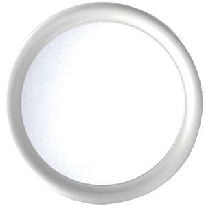 Specchio Rotondo Serie Imma Bianco Diametro 50 Cm Specchio da Bagno - Product Image 1