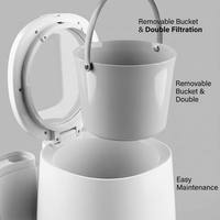Triturador de Residuos Alimenticios Eléctrico Doméstico de Acero Inoxidable con Cámara de Trituración, Motor de Corriente Continua, Tecnología Multigrind, 0.5 HP