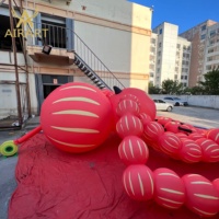 Ballon gonflable géant en forme de citrouille et d'araignée pour la décoration de toits de maisons, ballon géant en forme d'araignée pour parcs et pelouses, idéal pour Halloween
