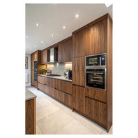 Armoires de cuisine modernes modulaires personnalisées CBMmart, design contemporain, placage bois