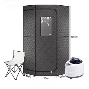 Home Household Portable Sauna Indoor Relax Steam Sauna Room Single Person Sauna Box