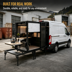 Espace de travail modulaire pour camion de travail à distance, adapté aux opérations minières et extérieures - Product Image 1