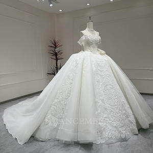 Vestido <span class=keywords><strong>de</strong></span> Novia Civil XX48, Sin Tirantes, Sin Mangas, Espalda con Cordones, Vestido <span class=keywords><strong>de</strong></span> Baile <span class=keywords><strong>de</strong></span> Lujo con Cuentas y Apliques <span class=keywords><strong>de</strong></span> Encaje, Jancember - Product Image 4