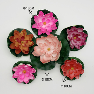 Decorazione piscina fiori galleggianti ninfea a oggetti di scena decorativi soggiorno EVA <span class=keywords><strong>fiore</strong></span> di loto - Product Image 6