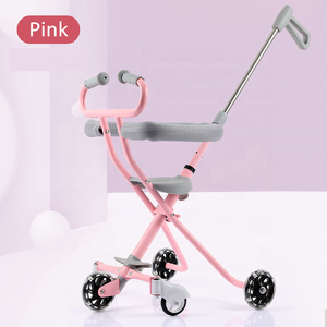 Patinete de viaje ultraligero para bebé, 5 <span class=keywords><strong>ruedas</strong></span>, plegable y portátil, carrito de bebé, andador - Product Image 4