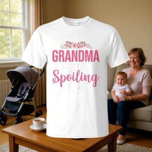 Camiseta para abuela por primera vez: ¡Comienza la euforia de abuela! - Product Image 3