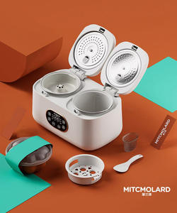 Cuisinières multifonctions tendance 2025 en acier inoxydable, cuiseur automatique de curry, <span class=keywords><strong>mijoteuse</strong></span> électrique avec <span class=keywords><strong>pot</strong></span> en céramique - Product Image 5