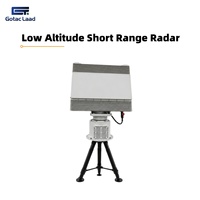 Système de détection radar par drone à balayage 360°, bande X, réseau phasé, Doppler à impulsions, détecte les petits drones civils, portée de 100 m à 3 km