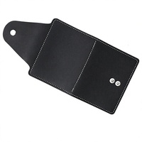Dompet Kartu Kredit RFID Logo Kustom Modern dengan Penutup Tombol, 34 Slot, Kulit PU Tahan Lama, Model Akordeon