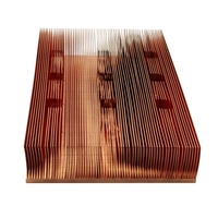 Radiateur en aluminium à ailettes en cuivre haute densité pour le refroidissement des amplificateurs