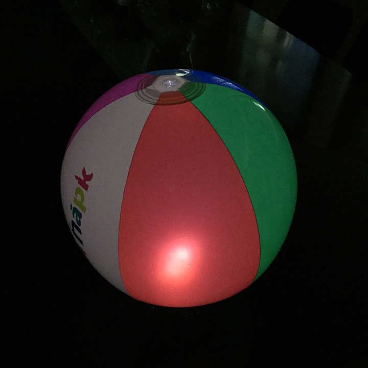 Colorblock Ball Factory Party Decorations 24 inch Inflatable Color Block Ball Floating ...