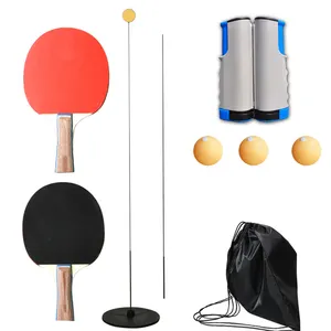 Soft Shaft Table Tennis Trainer Single Player Table Tennis Training High Quality Flexible Axle Ping Pong Set