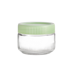 Récipient alimentaire rond à large ouverture de 200 ml 20 cl, hermétique, en <span class=keywords><strong>verre</strong></span> transparent, pot de conservation Mason - Product Image 5