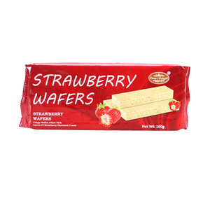 Biscuits <span class=keywords><strong>gaufrettes</strong></span> au chocolat saveur vanille, fraise et noisette 160g - Product Image 2