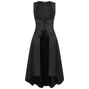 Nouvelle cape <span class=keywords><strong>médiévale</strong></span> viking pour femme, costume de cosplay, <span class=keywords><strong>robe</strong></span> ouverte sans manches, cape de <span class=keywords><strong>guerrière</strong></span> celtique, robes de fête d'Halloween pour femme - Product Image 3
