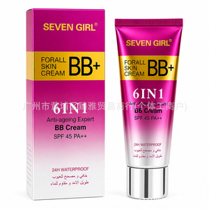 BB <span class=keywords><strong>Cream</strong></span> 6 en 1 Multifunción, Éxito de Ventas Transfronterizo, Corrector, Unifica el Tono de Piel, Larga Duración, Resistente al Agua - Product Image 5
