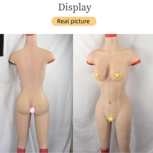 Silikon meme Transgender transeksüel Shemale için vajina erkek kadın şekillendirici ile tam giyisi oluşturur - Product Image 2