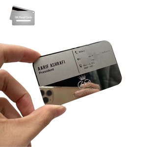 Sử dụng mới nhất mạ điện công nghệ doanh nghiệp kim loại thẻ kinh doanh cho tạo ra một cao cấp hình ảnh công ty - Product Image 2